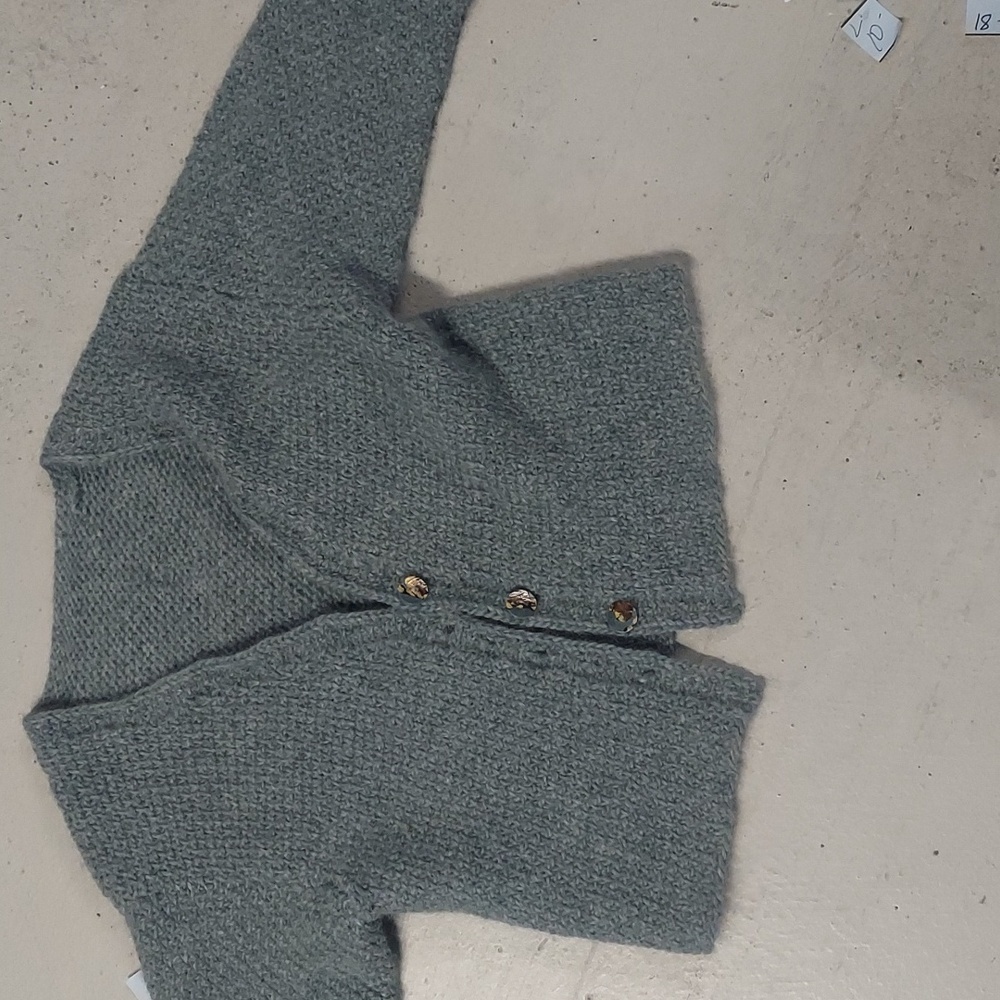 Vintage hand crafted mohair wool cardigan